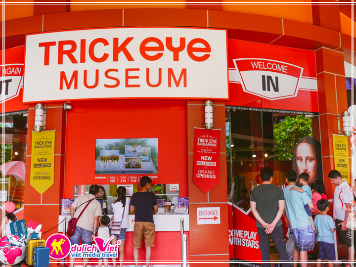 Vé tham quan Singapore Trickeye Museum giá tốt 2017